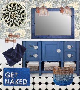 From Neutral to Navy… Plans for the Bathroom