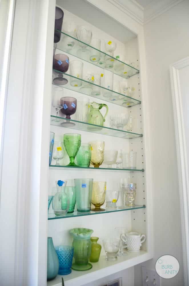 DIY rainbow glass collection