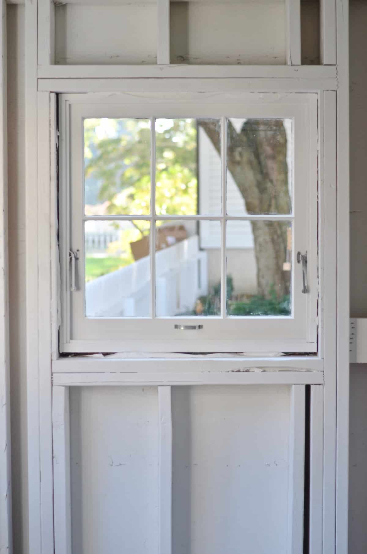 Backyard shed makeover- adding window boxes.