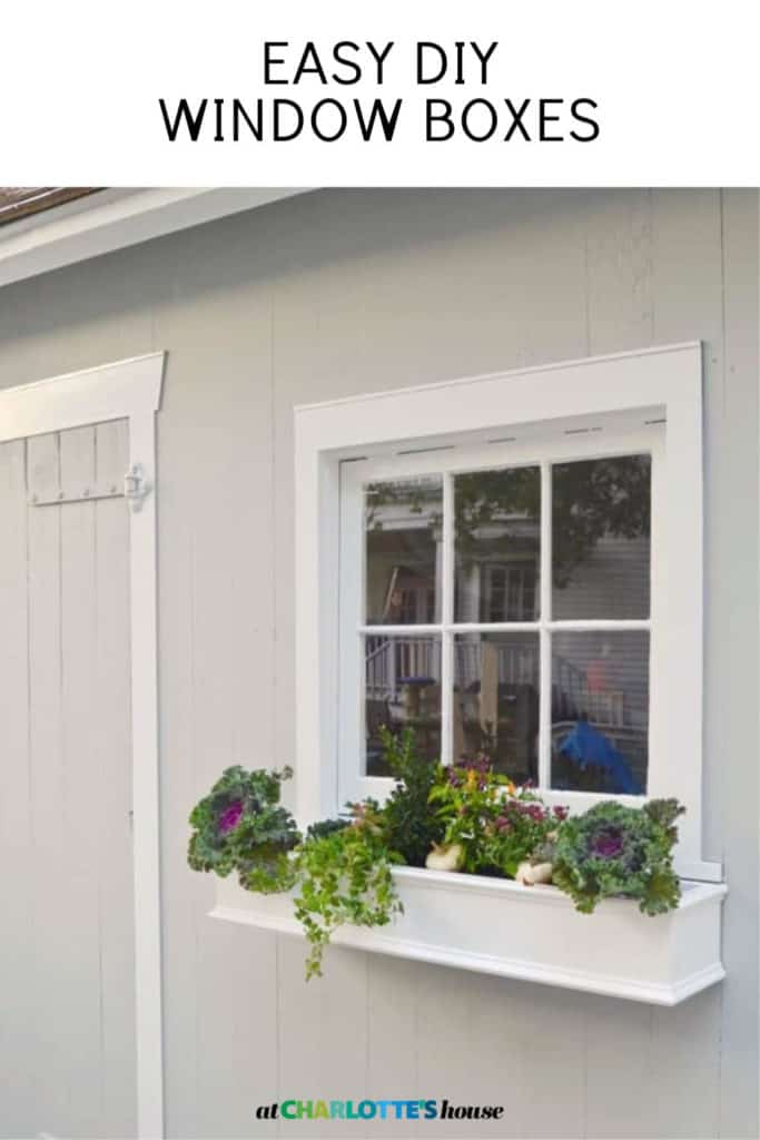 EASY DIY WINDOW BOXES 2 At Charlotte's House