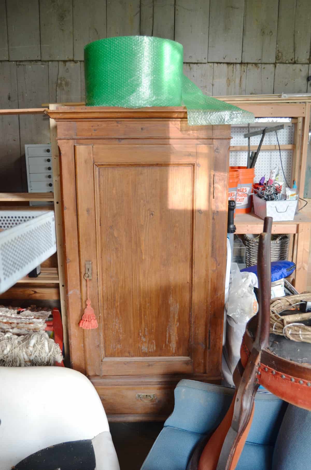 This rustic and rough backyard shed is about to get a FULL makeover as part of the One Room Challenge!