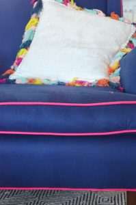 Step by step tutorial for upholstering an armchair.