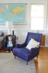 Step by step tutorial for upholstering an armchair.