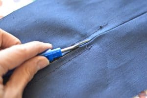 Step by step tutorial for upholstering an armchair.