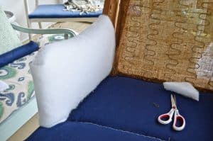 Step by step tutorial for upholstering an armchair.