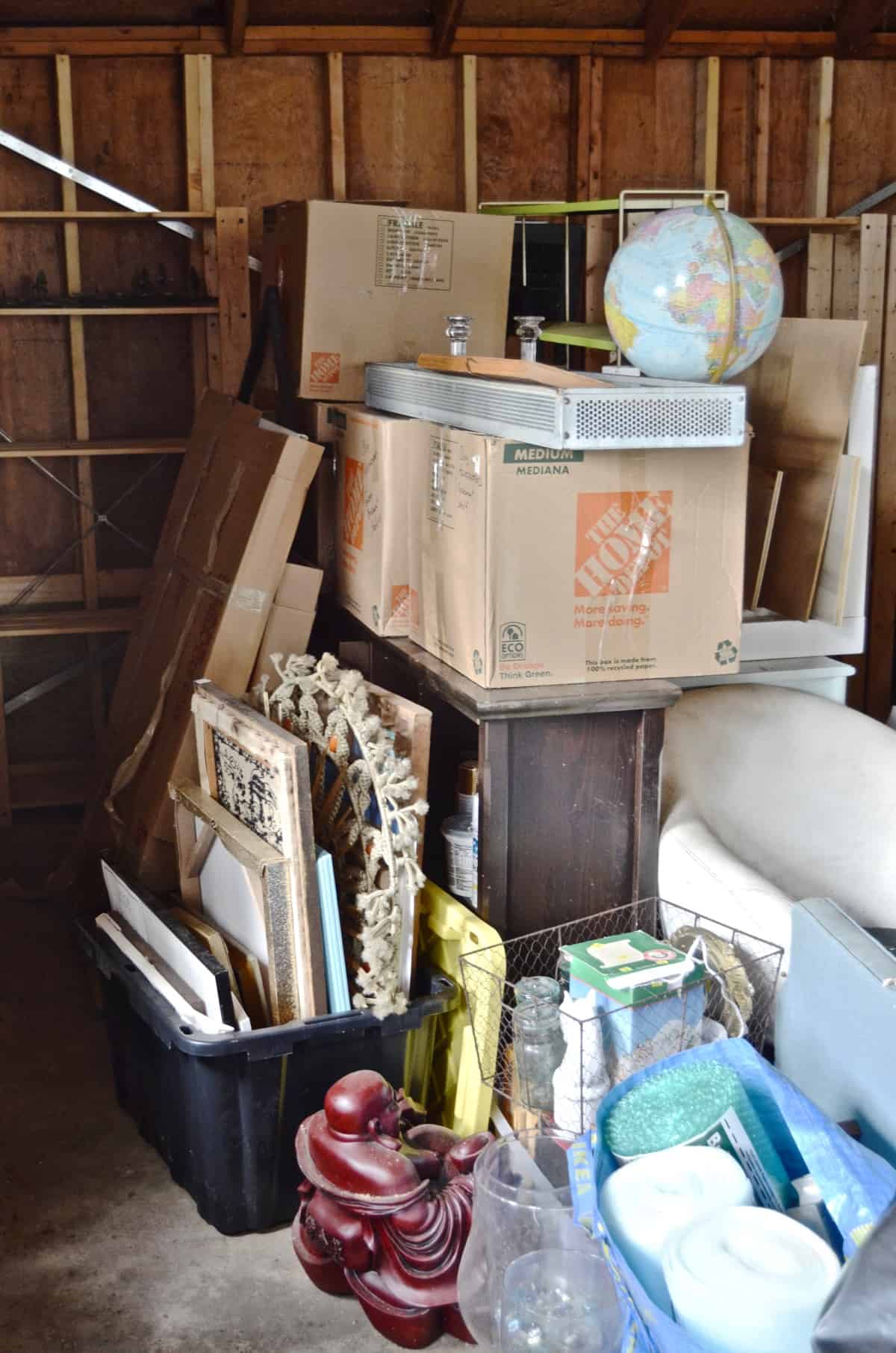 This rustic and rough backyard shed is about to get a FULL makeover as part of the One Room Challenge!