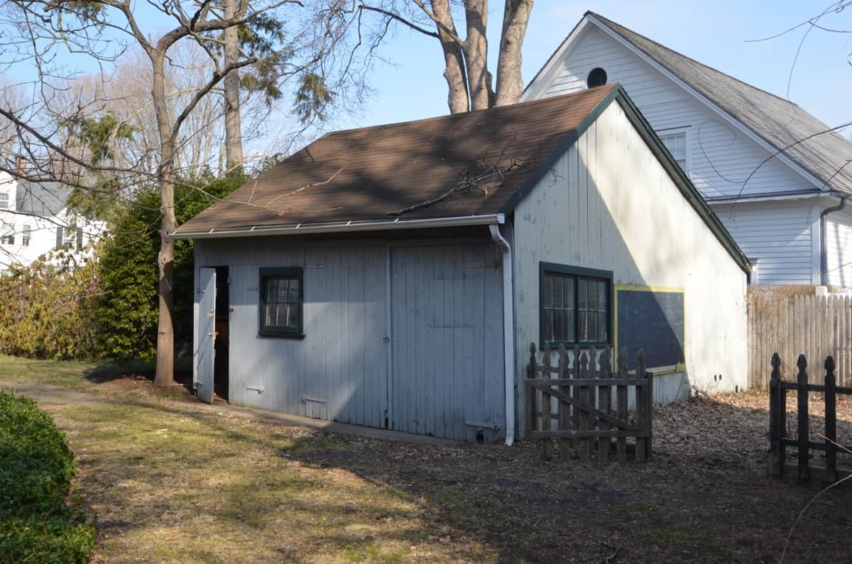 This rustic and rough backyard shed is about to get a FULL makeover as part of the One Room Challenge!