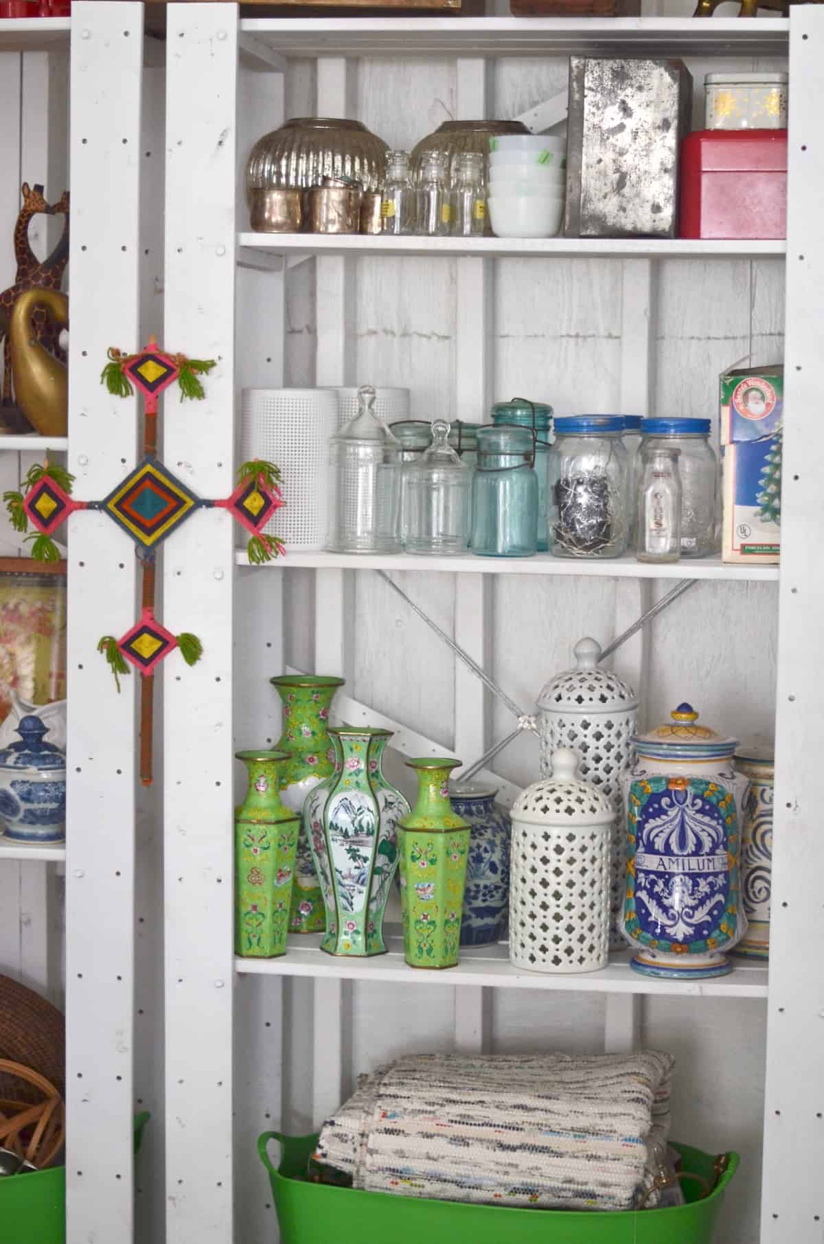 Backyard shed gets a colorful and eclectic multi-purpose makeover thanks to the One Room Challenge.