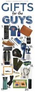Great ideas to get for that special guy in your life for the holidays! Everything from stocking stuffers to more important gifts covered!