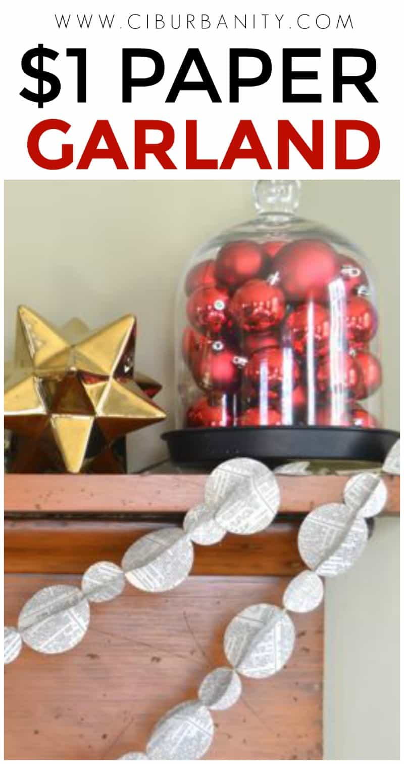 This garland is seriously the easiest thing ever. I can't wait to try this to decorate for the holiday!