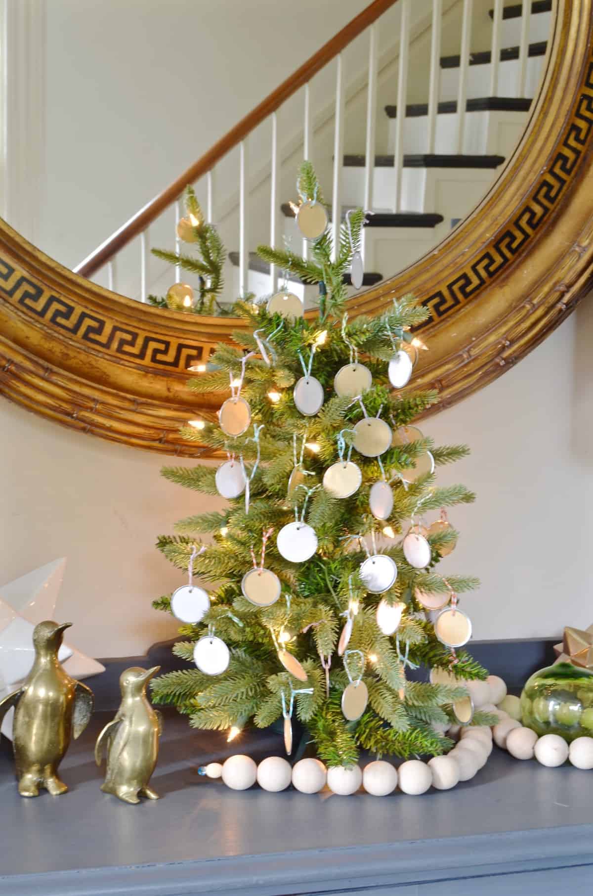 I took one basic Christmas tree and styled it three different ways!