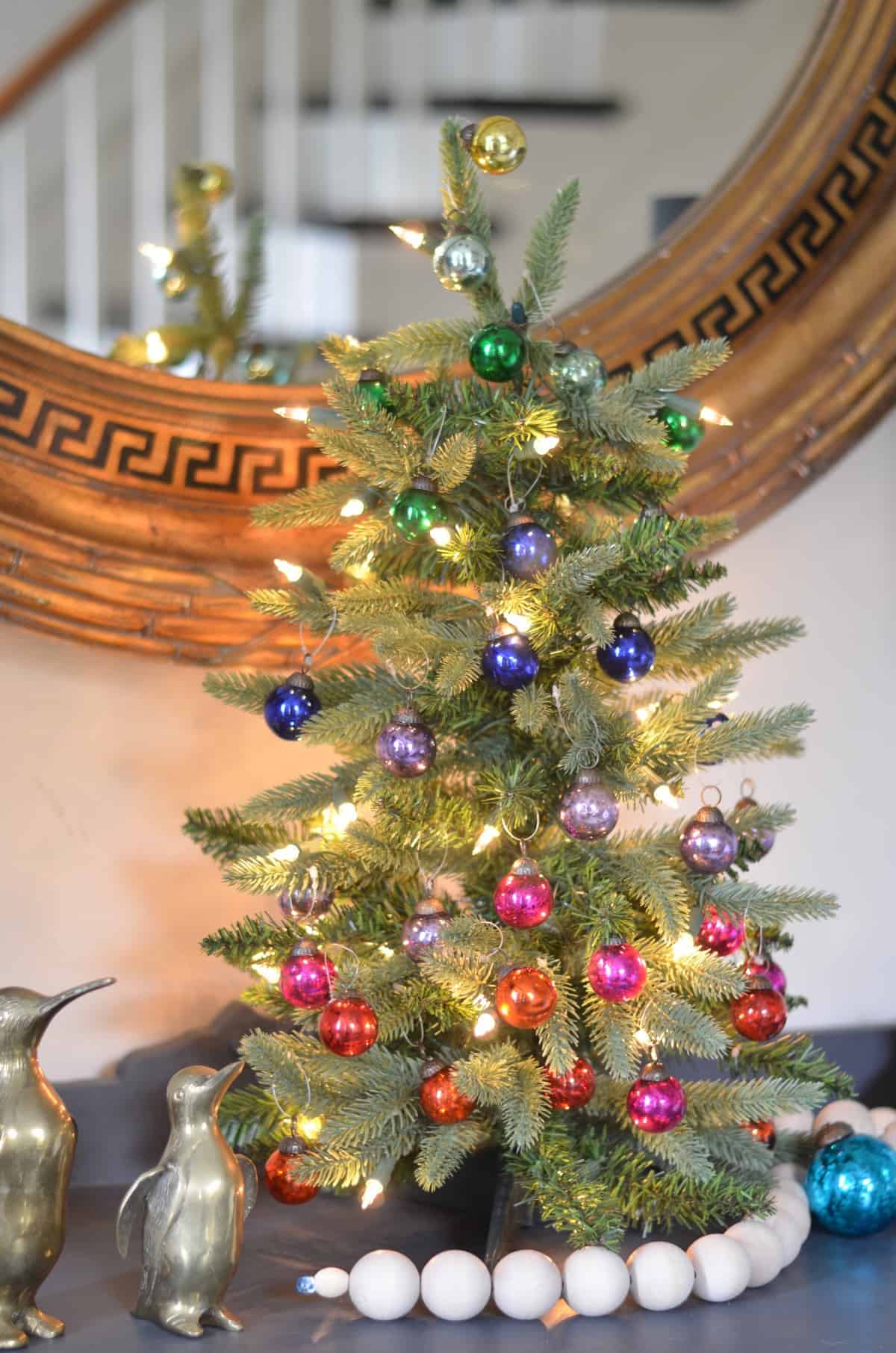 I took one basic Christmas tree and styled it three different ways!