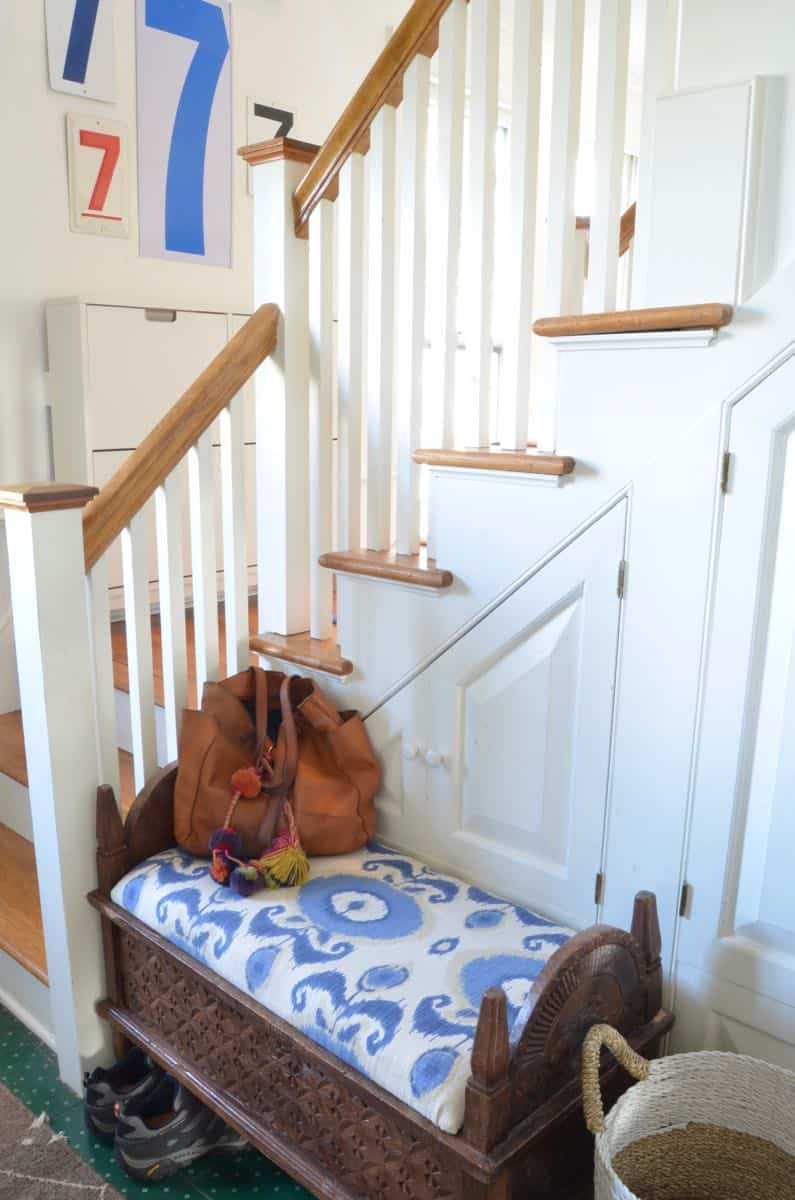 How a family of seven organizes their mudroom.