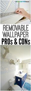 Comparing peel and stick removable wallpaper with traditional pasted wallpaper... I've used both and there are definitely differences!