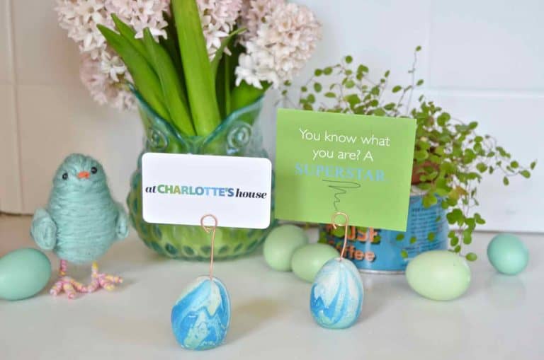 Easter Egg Place Card Holders