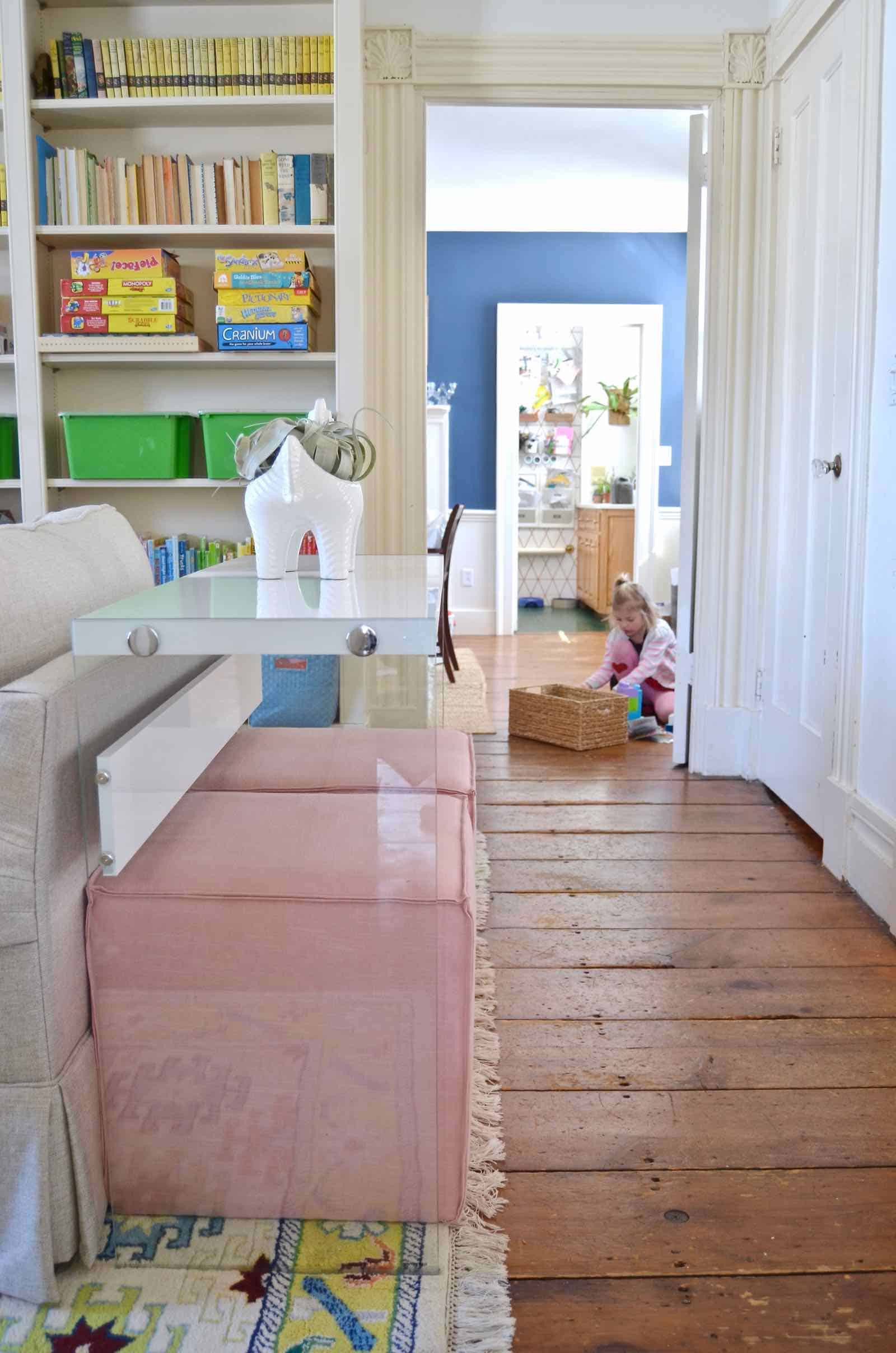 Colorful kids playroom reveal