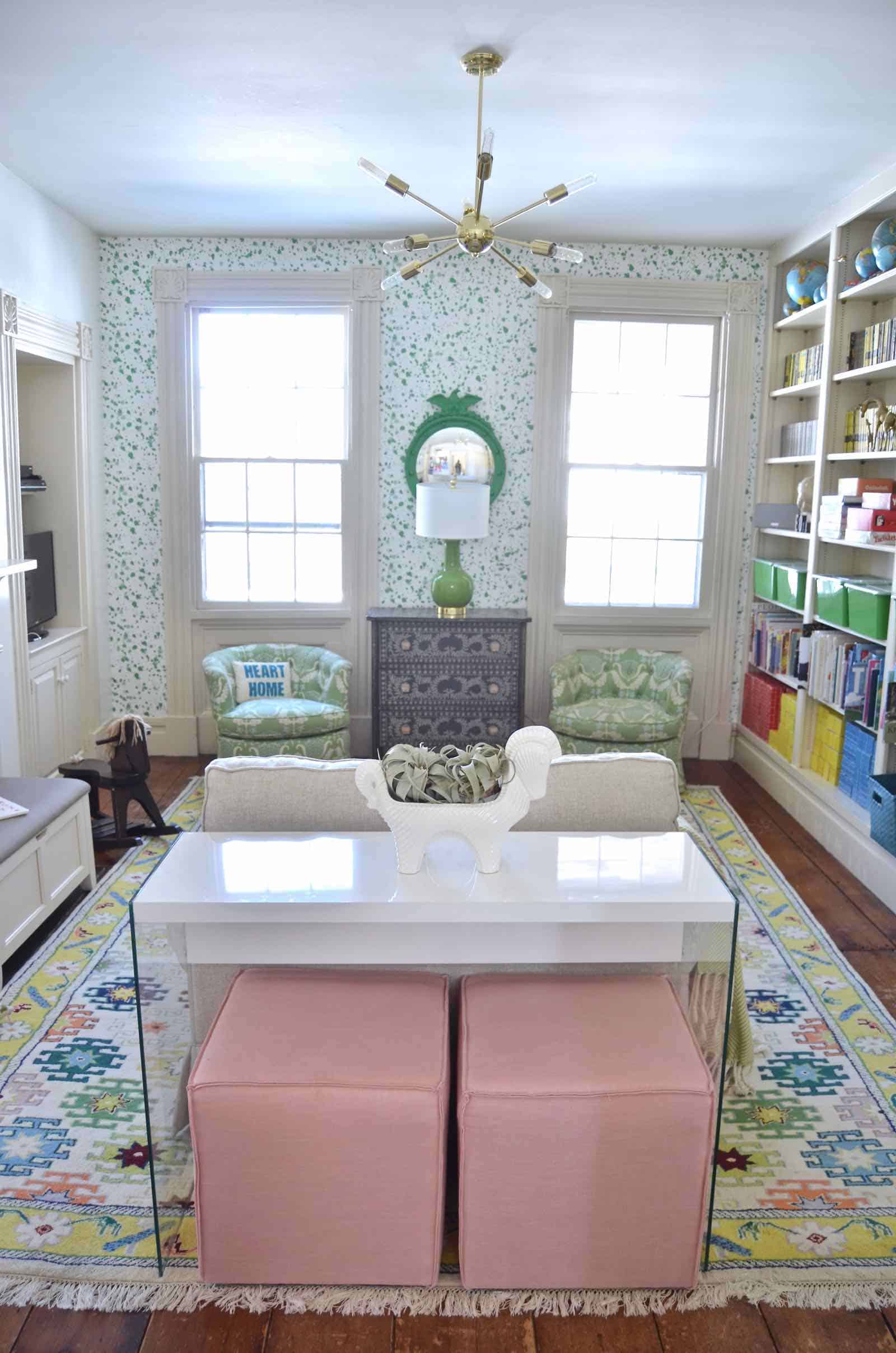 CT historic home gets a colorful makeover... home tour!