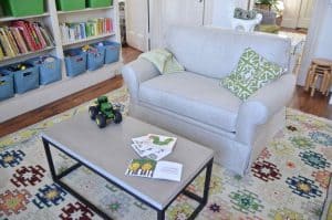 Colorful kids playroom reveal