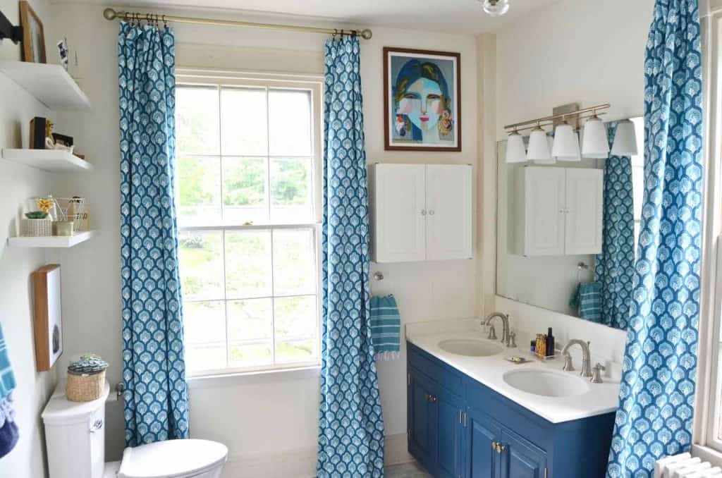chic and modern master bathroom makeover
