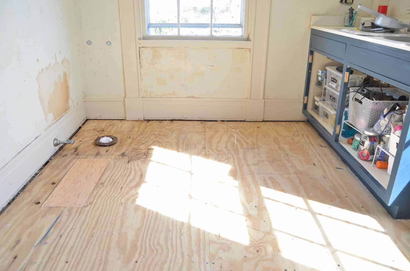 How To Prep And Tile A Floor At Charlotte S House