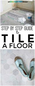 How to Prep and Tile a Floor - At Charlotte's House