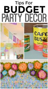 Tips for decorating a party on a budget