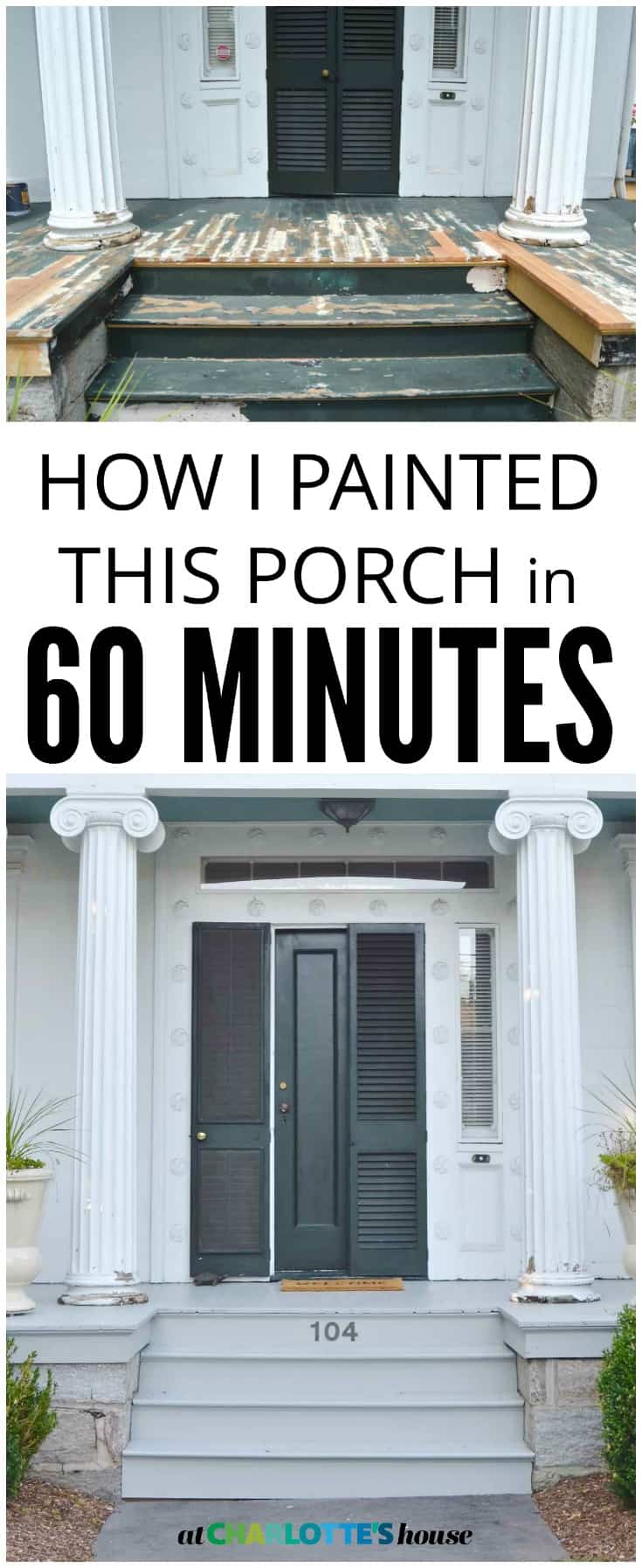 Thanks to this tool... I was able to paint this porch in under and hour!