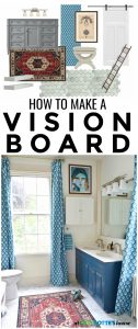 Tips for planning a room and making an awesome vision board to help you plan your space!