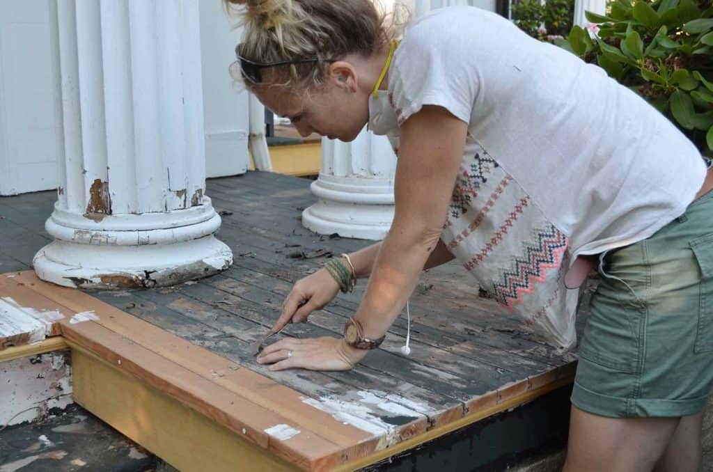 I Painted Our Porches! At Charlotte's House