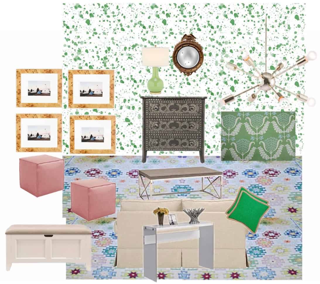 playroom vision board