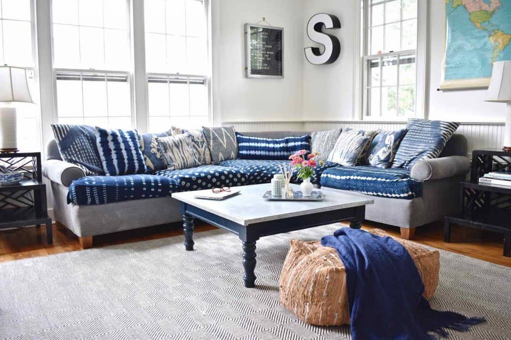 Make Your Own Leather Ottoman At Charlotte's House