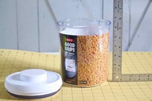 measure height of container