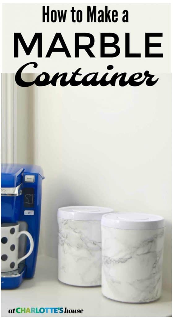 DIY Marble Storage Container At Charlotte's House