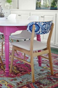 updating chairs with fabric