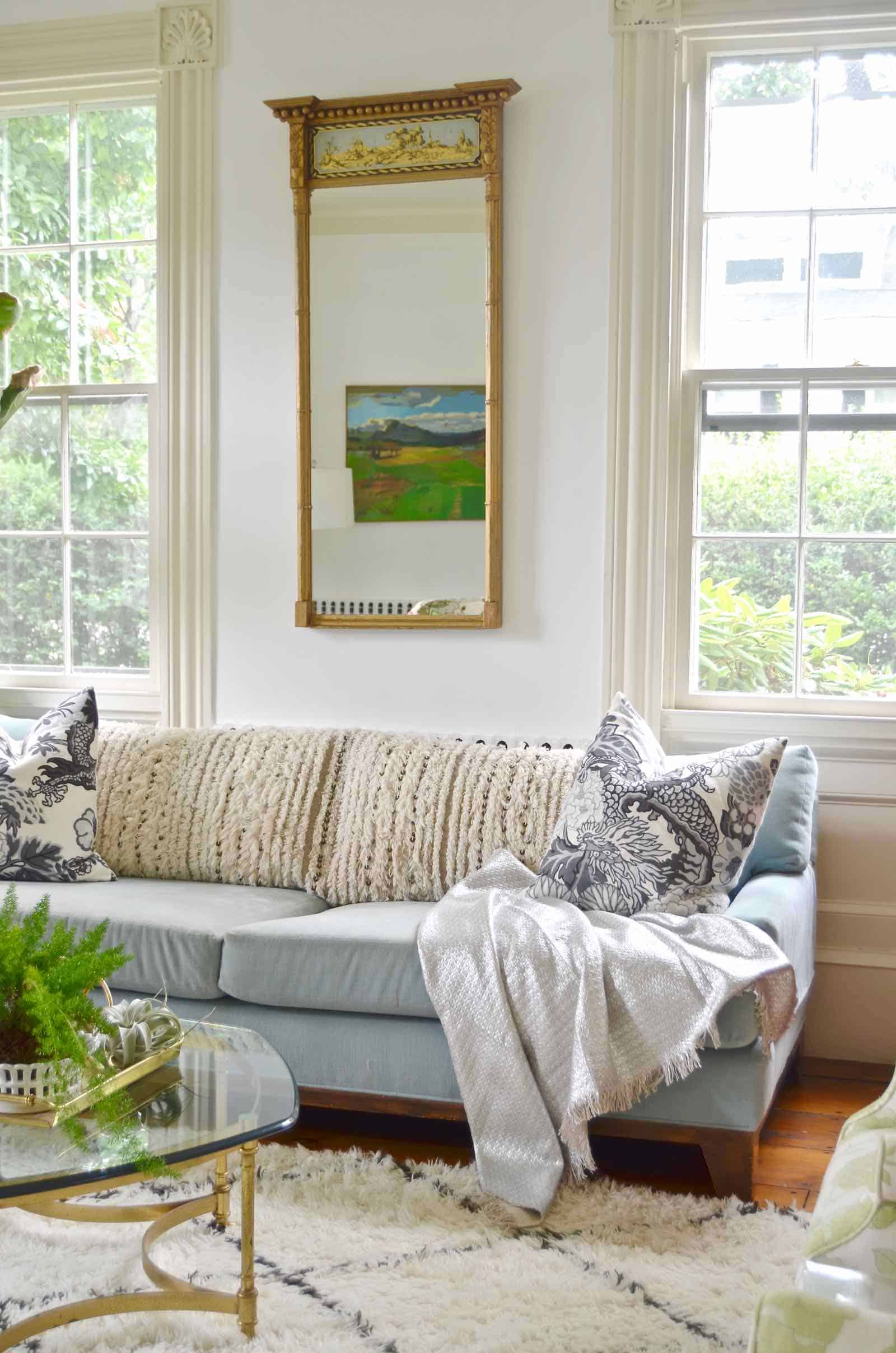 Use textiles to help you ease into fall decor