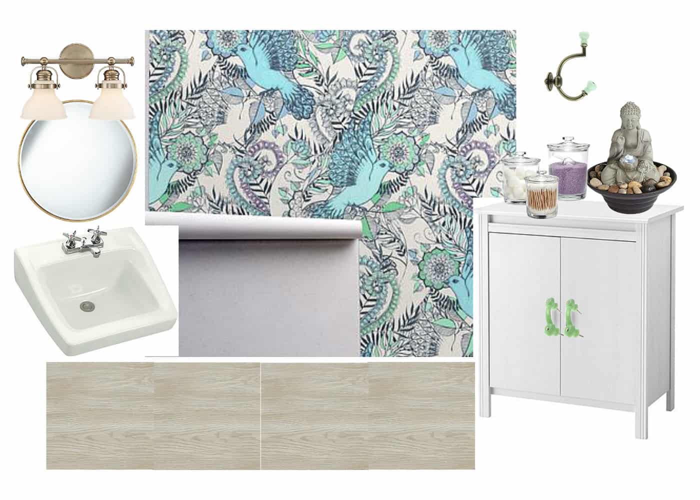 vision for colorful third floor bathroom