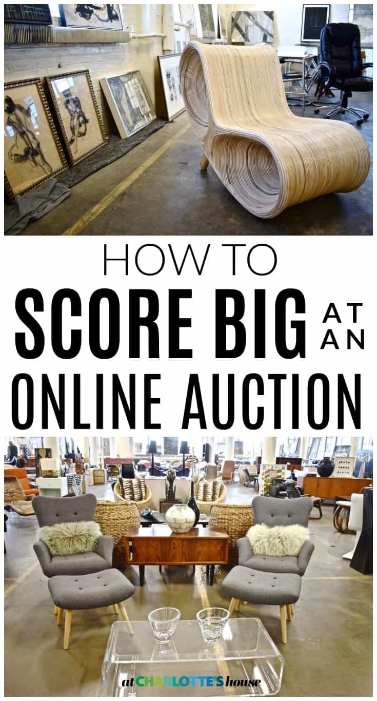 how to score big at an online auction