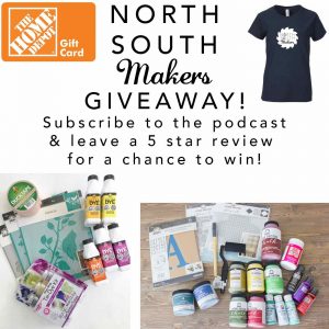 giveaway for the north south makers podcast
