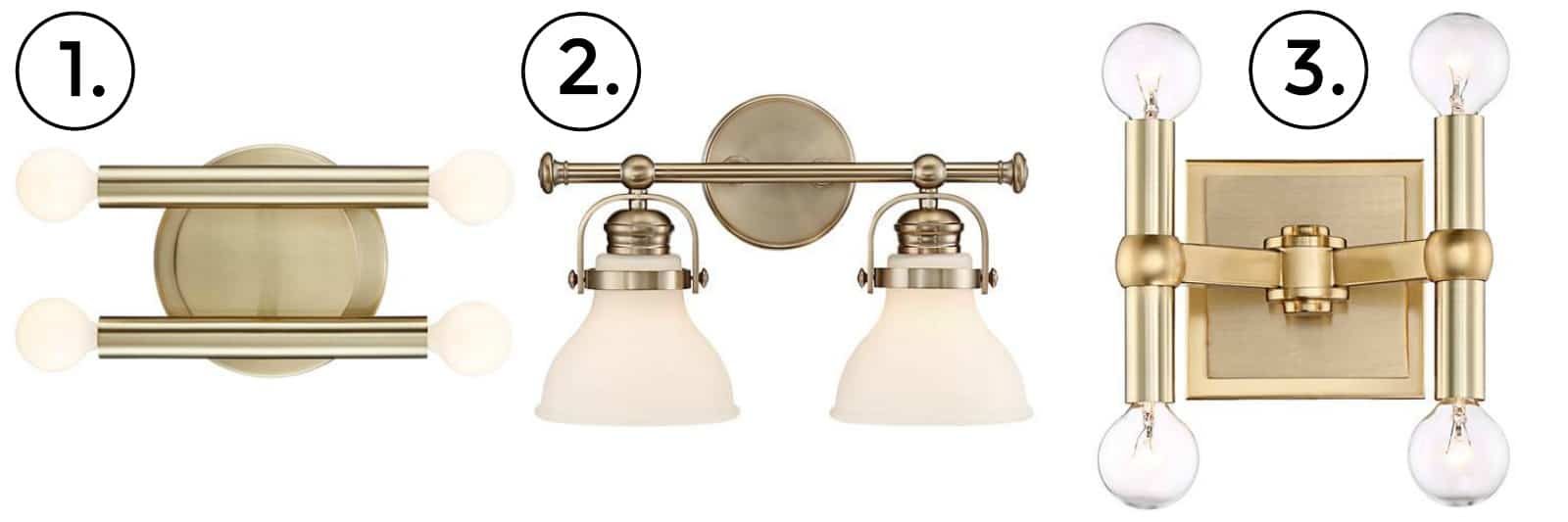 bathroom lamp options