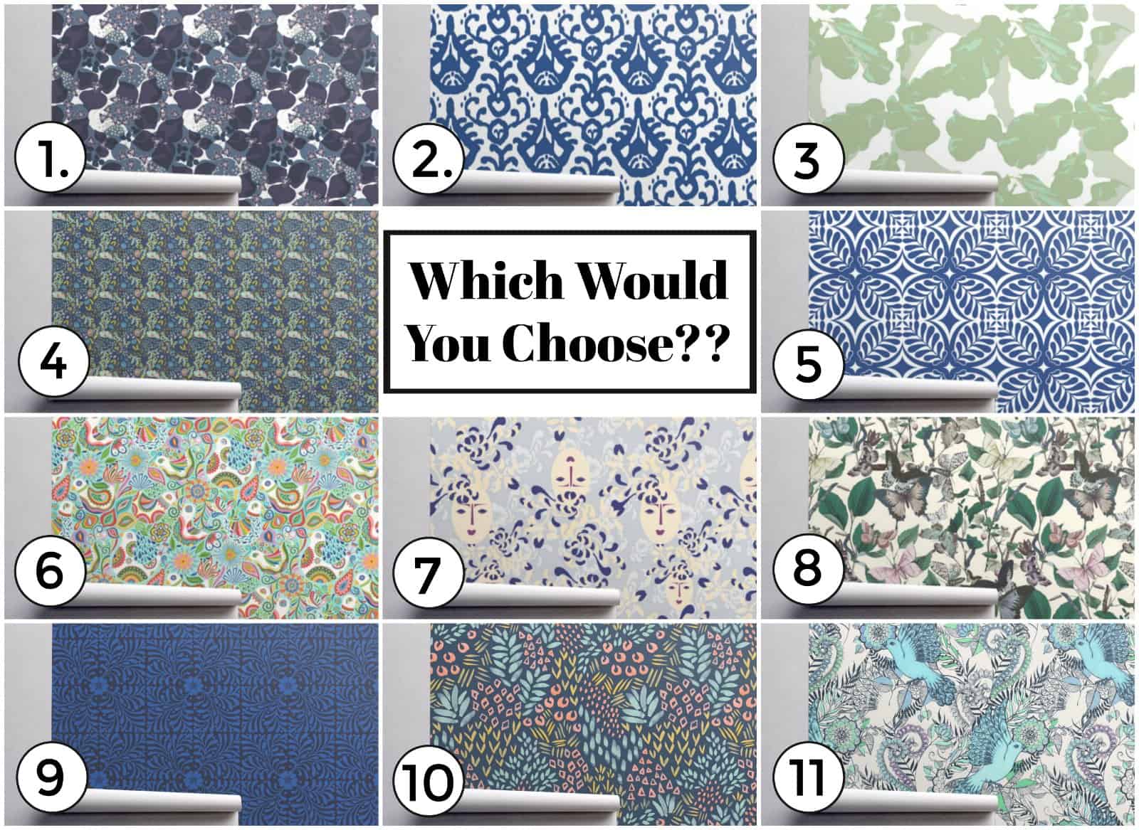 spoonflower wallpaper options