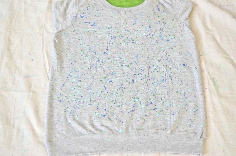 Splatter Paint Sweatshirt At Charlotte's House