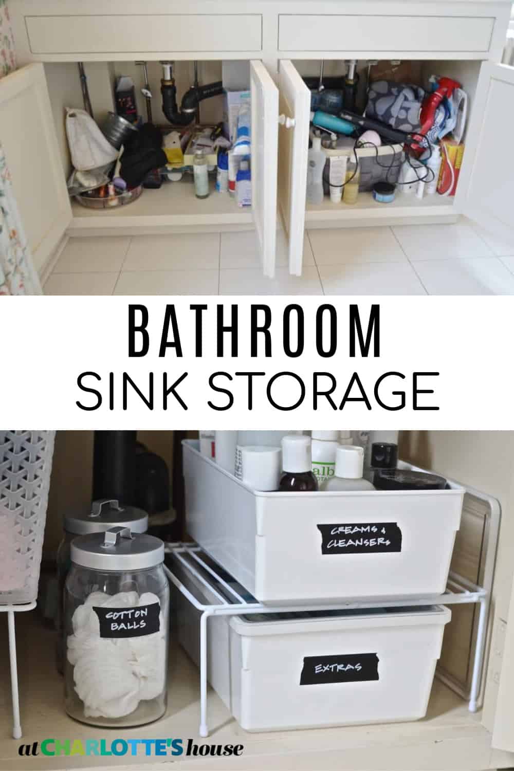 How To Organize Under A Bathroom Sink 5598