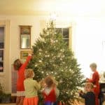 decorating the christmas tree