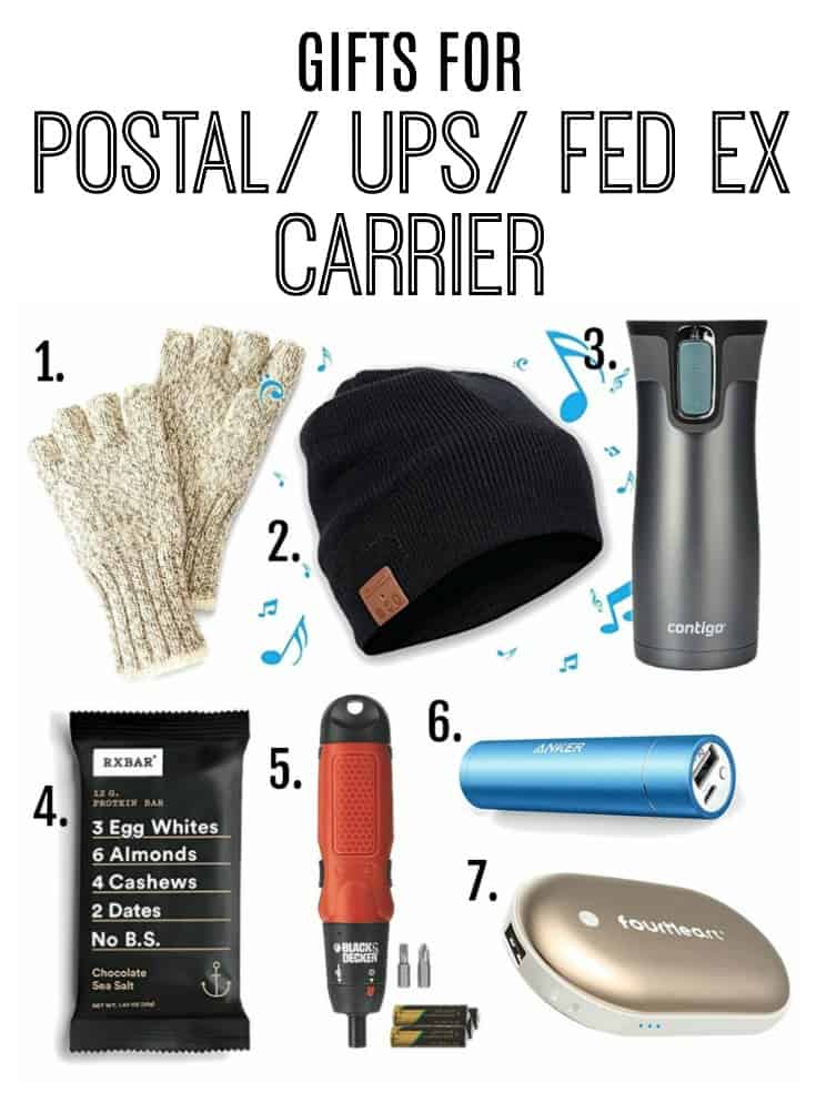 Gift ideas for your mailman, UPS or FedEx delivery folks