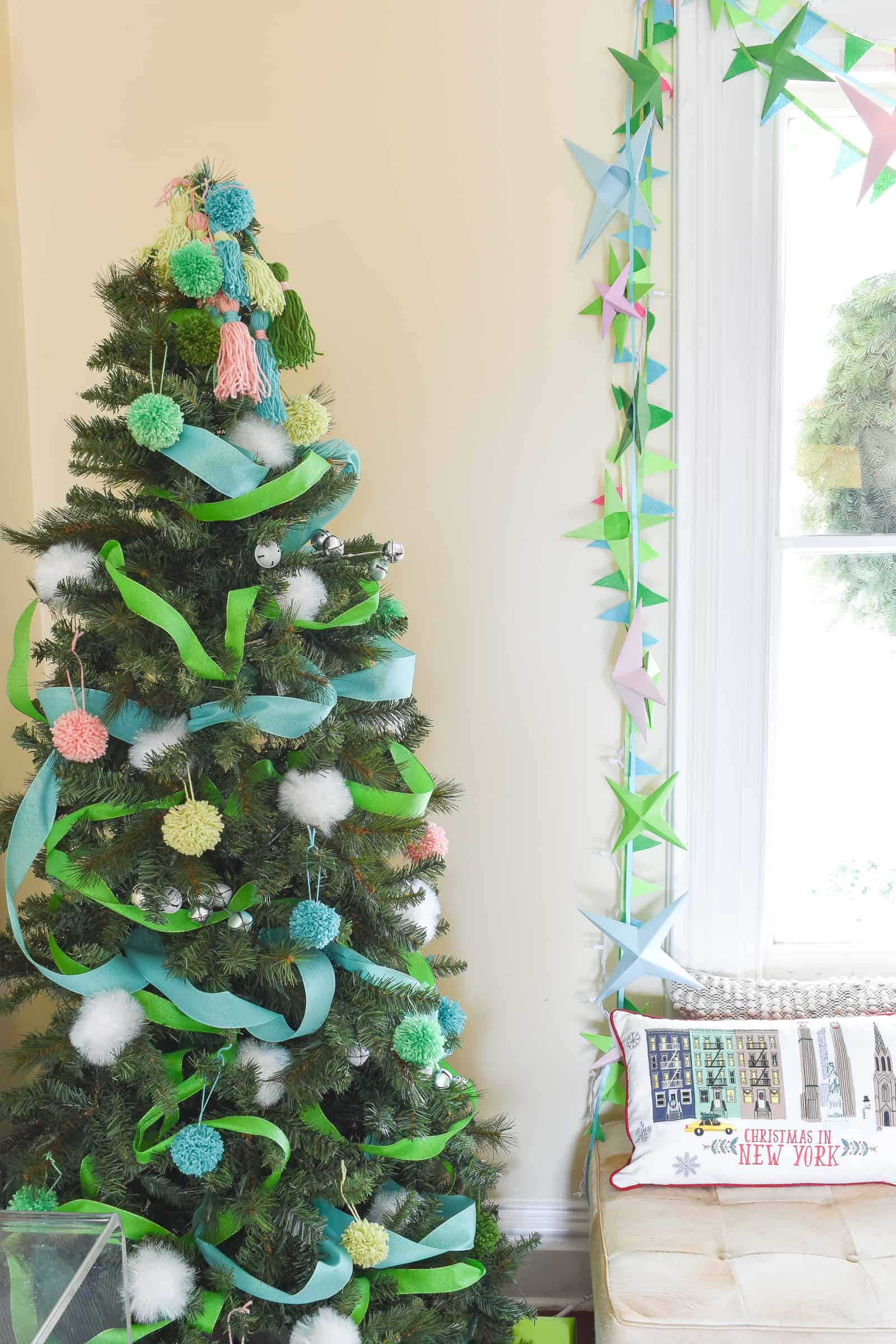 pom pom tree topper