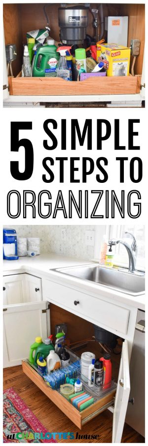 5 Steps to Staying Organized - At Charlotte's House