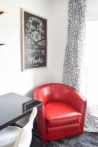 kindness print in boys room