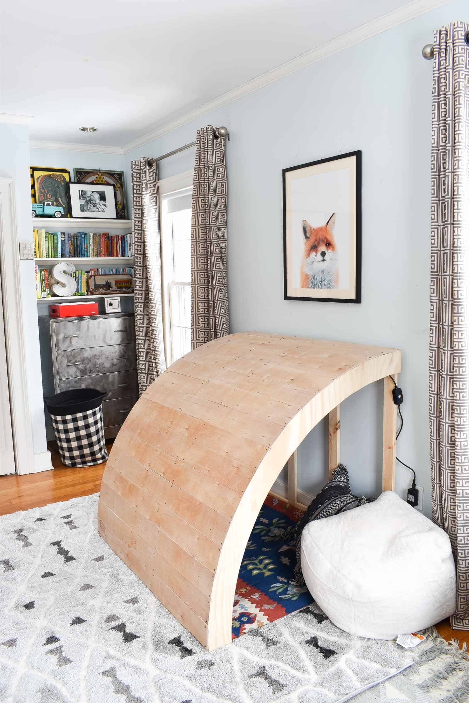 Kids Wooden Reading Nook At Charlottes House