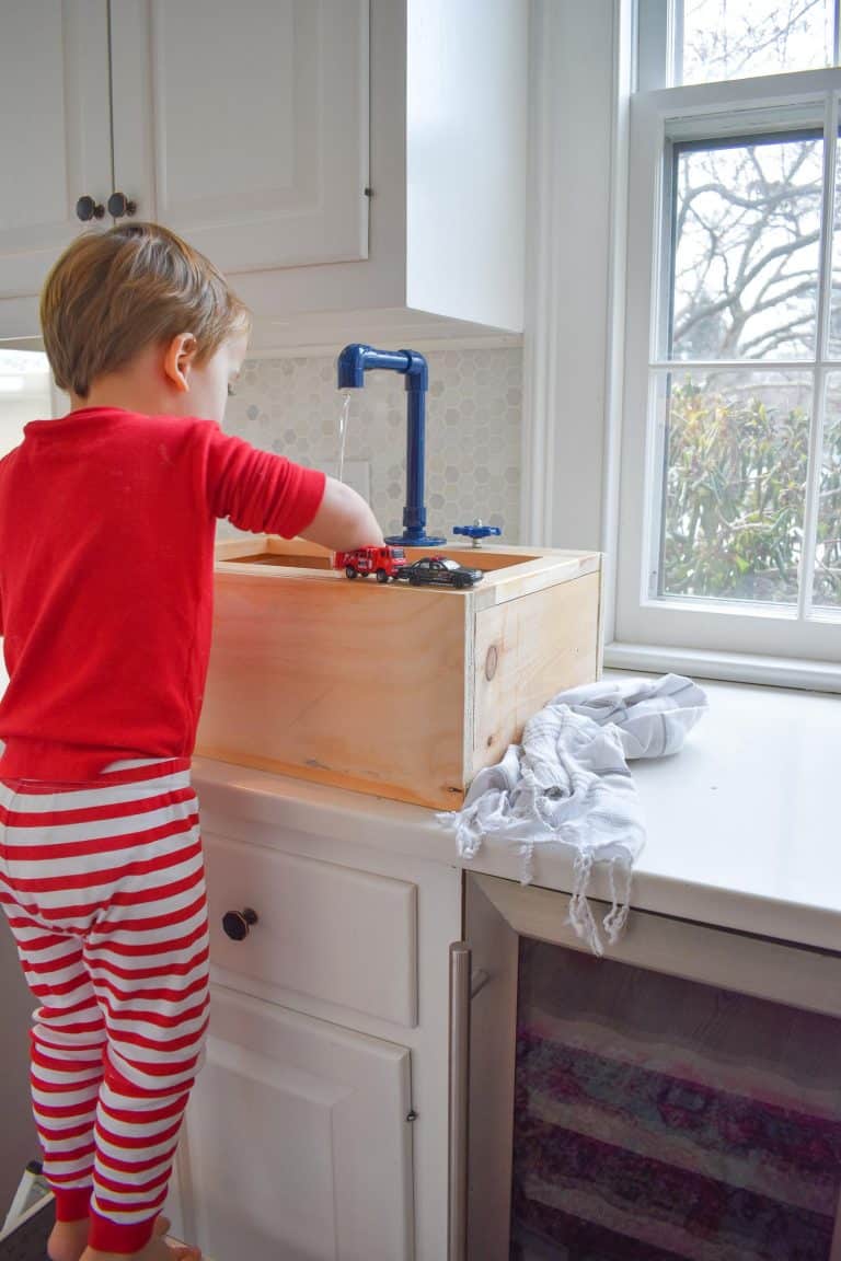 Toy Sink with Running Water At Charlotte's House