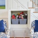 family room storage solution